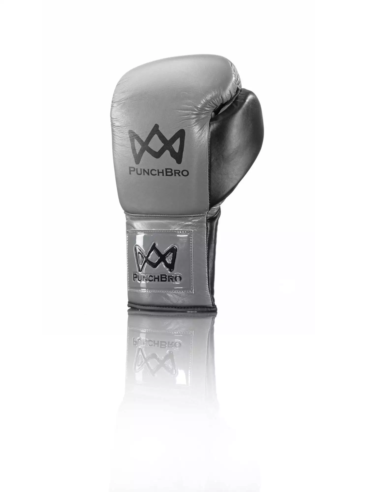13_schwarz-grau-geschnuert-stehend-bsck_3406_1-1.jpg PunchBro - StrikeLace OXY - Boxhandschuhe – Bild 6