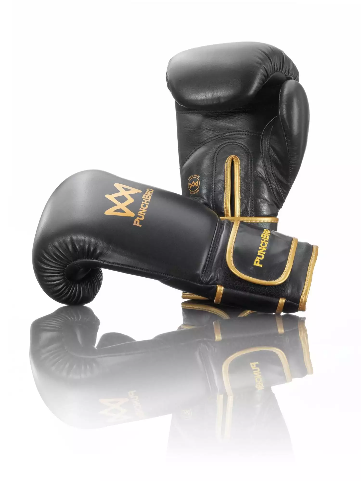 15_schwarz-gold-lasche_1-1.jpg PunchBro - PowerLock REBEL - Boxhandschuhe – Bild 1