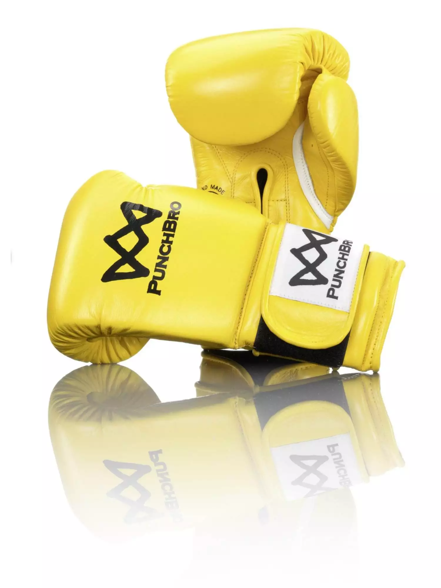 gelb_Klett_paar PunchBro - PowerLock BUNX - Boxhandschuhe – Bild 2