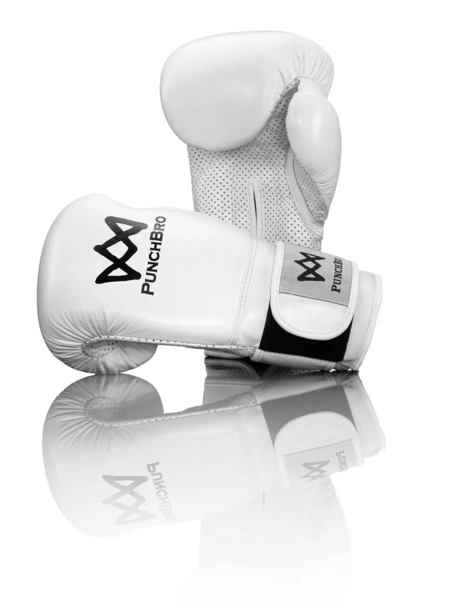 weiss_Klett_paar PunchBro - PowerLock NUDGE - Boxhandschuhe – Bild 8
