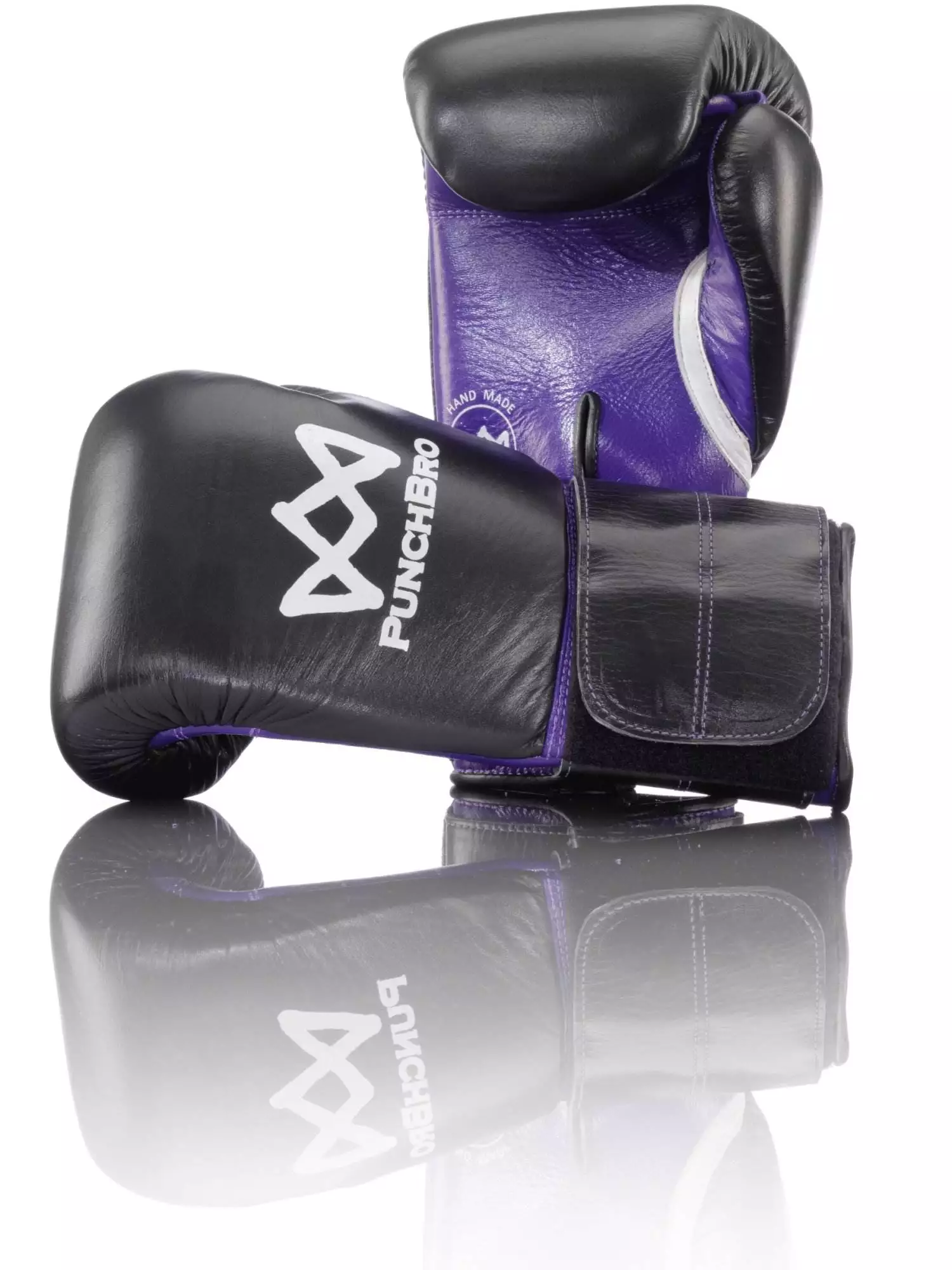 Boxhandschuhe_Powerlock_black_lila_paar PunchBro - PowerLock Wider - Boxhandschuhe – Bild 1