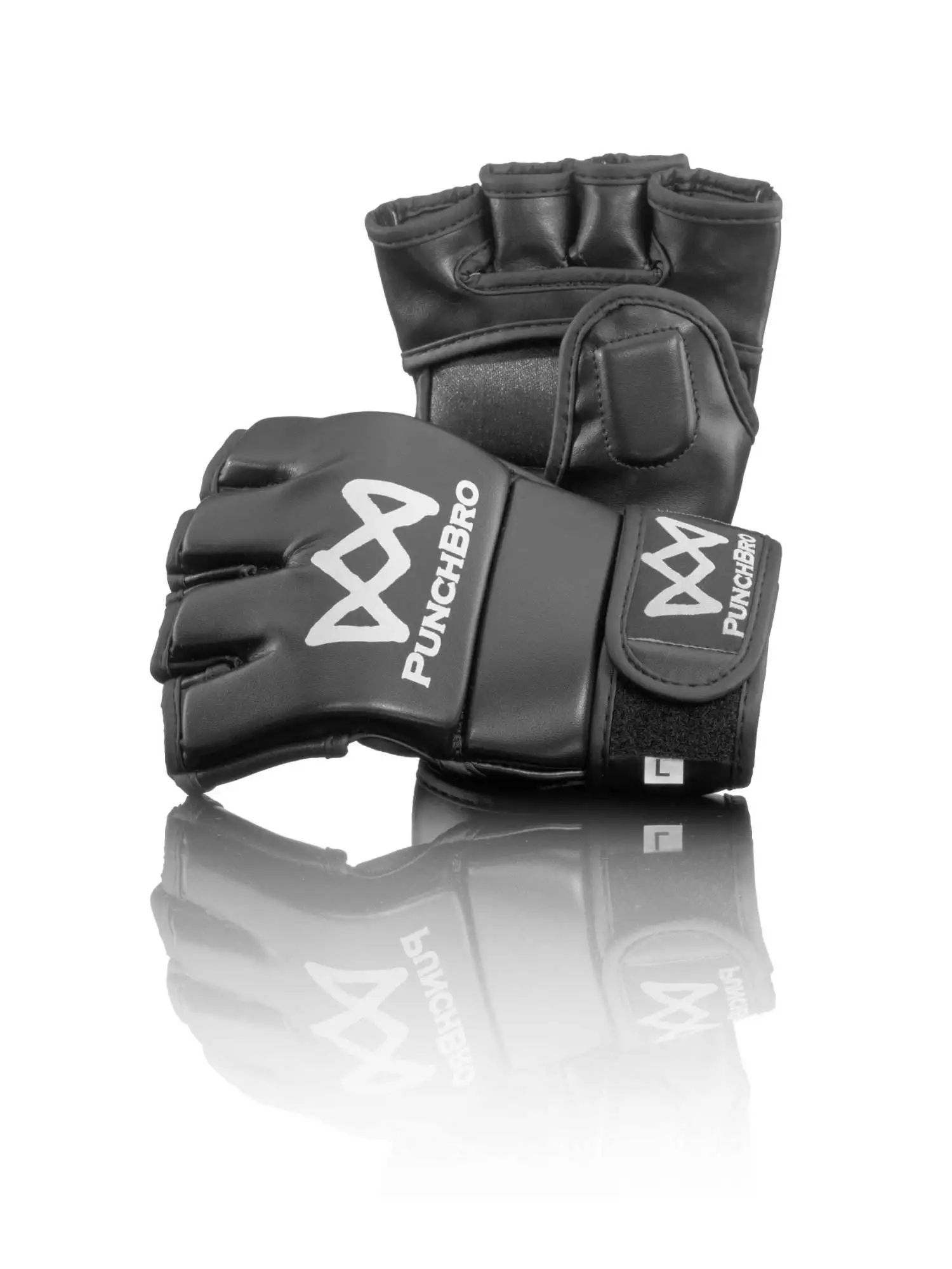 A_paar_black_glanz_2_3867 PunchBro - MMA CAVE - Kampfhandschuhe – Bild 1
